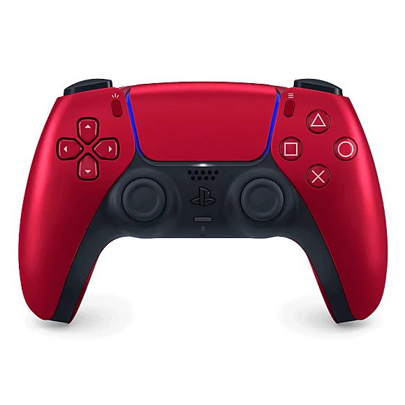 Mando Sony PS5 rojo volcánico y morado galáctico