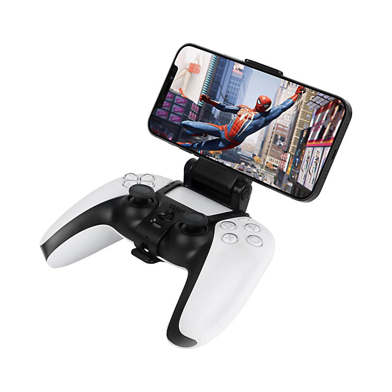 PS5 Controller Phone Holder - Clip plegable compatible con Android y iPhone