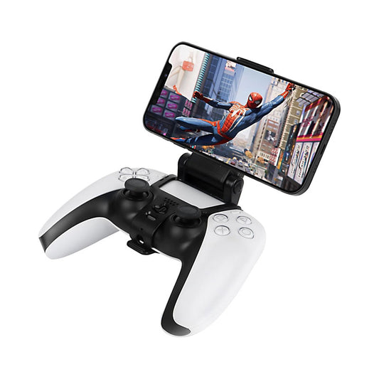 PS5 Controller Phone Holder - Clip plegable compatible con Android y iPhone